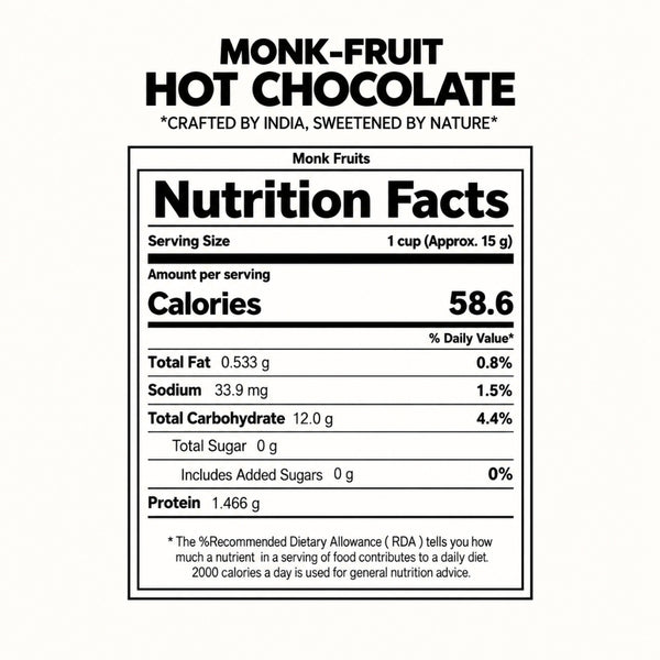 Monk Fruit Hot Chocolate