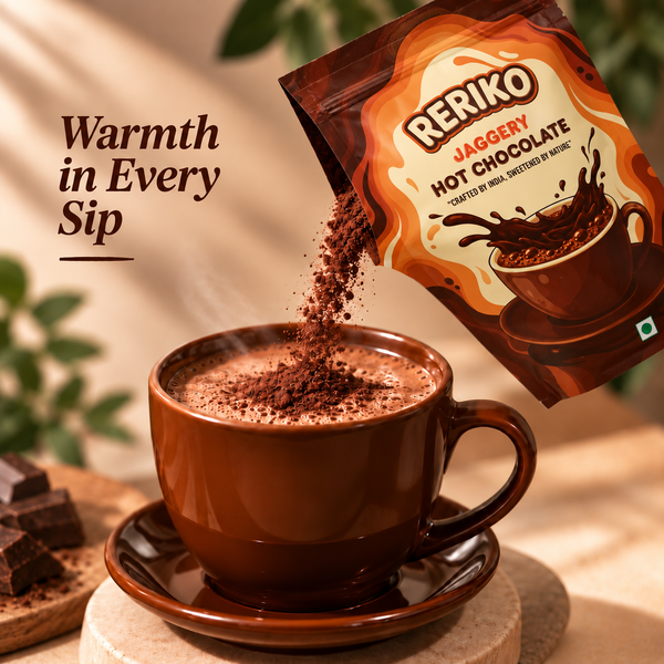 Jaggery hot chocolate